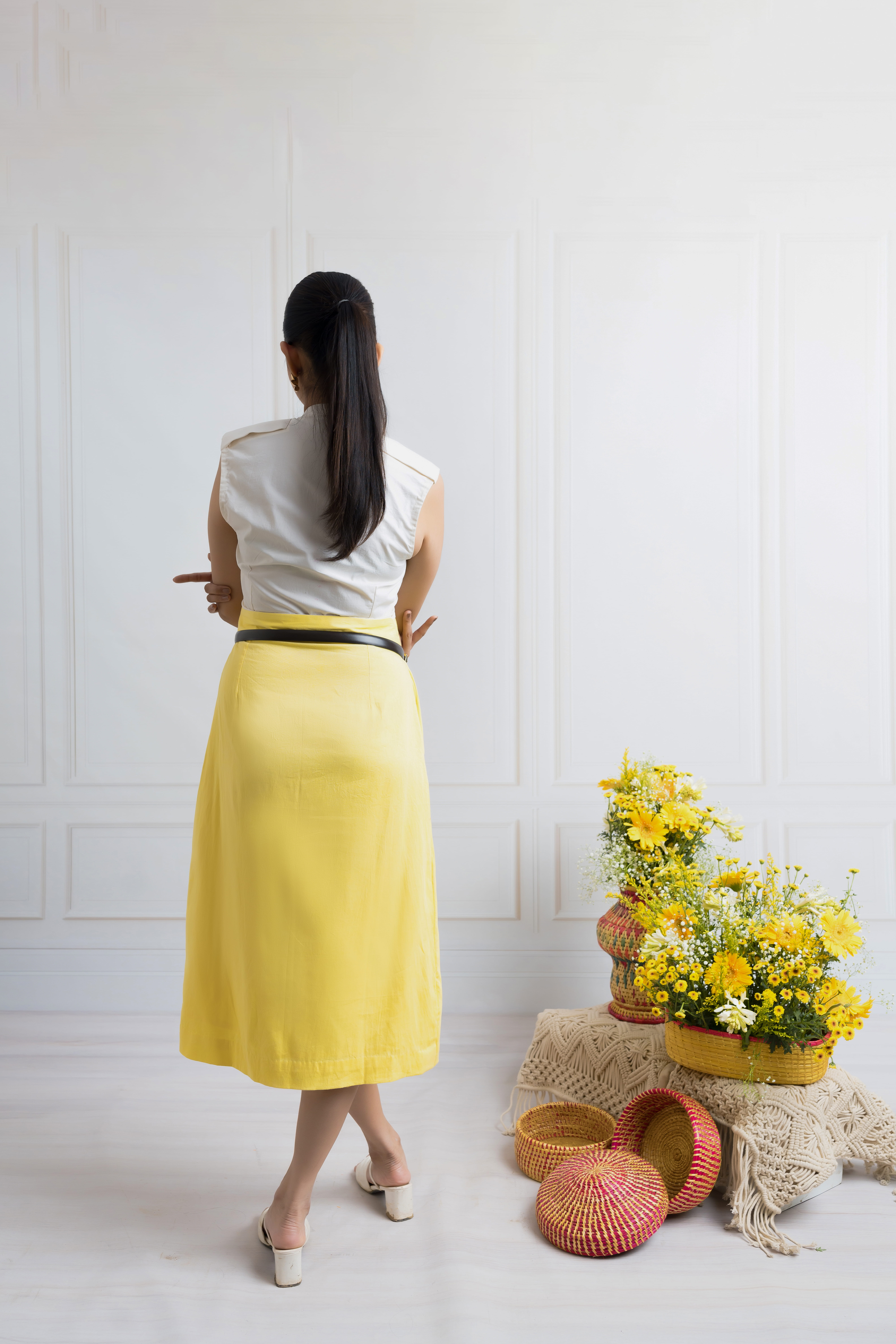 Neerja Pleated Dress - Image 3